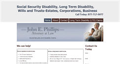 Desktop Screenshot of johnephillips.com